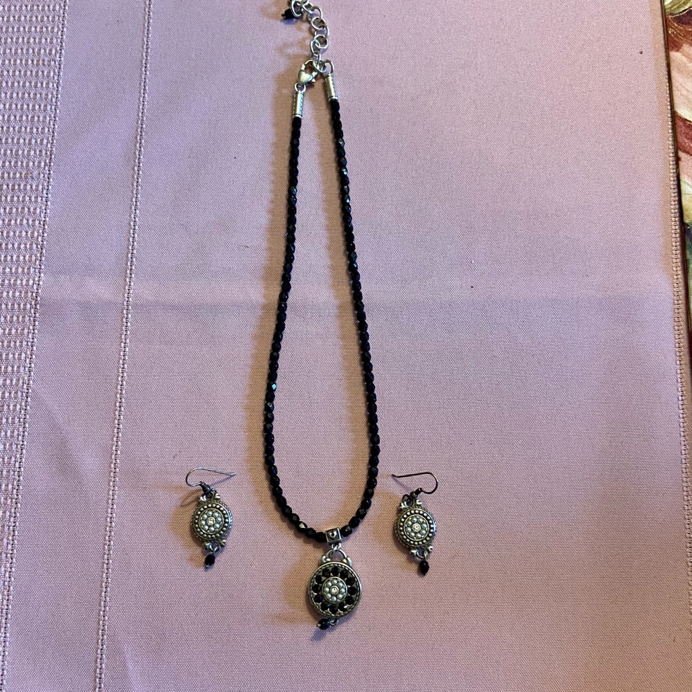 Brighton Reversible Necklace and Earrings set